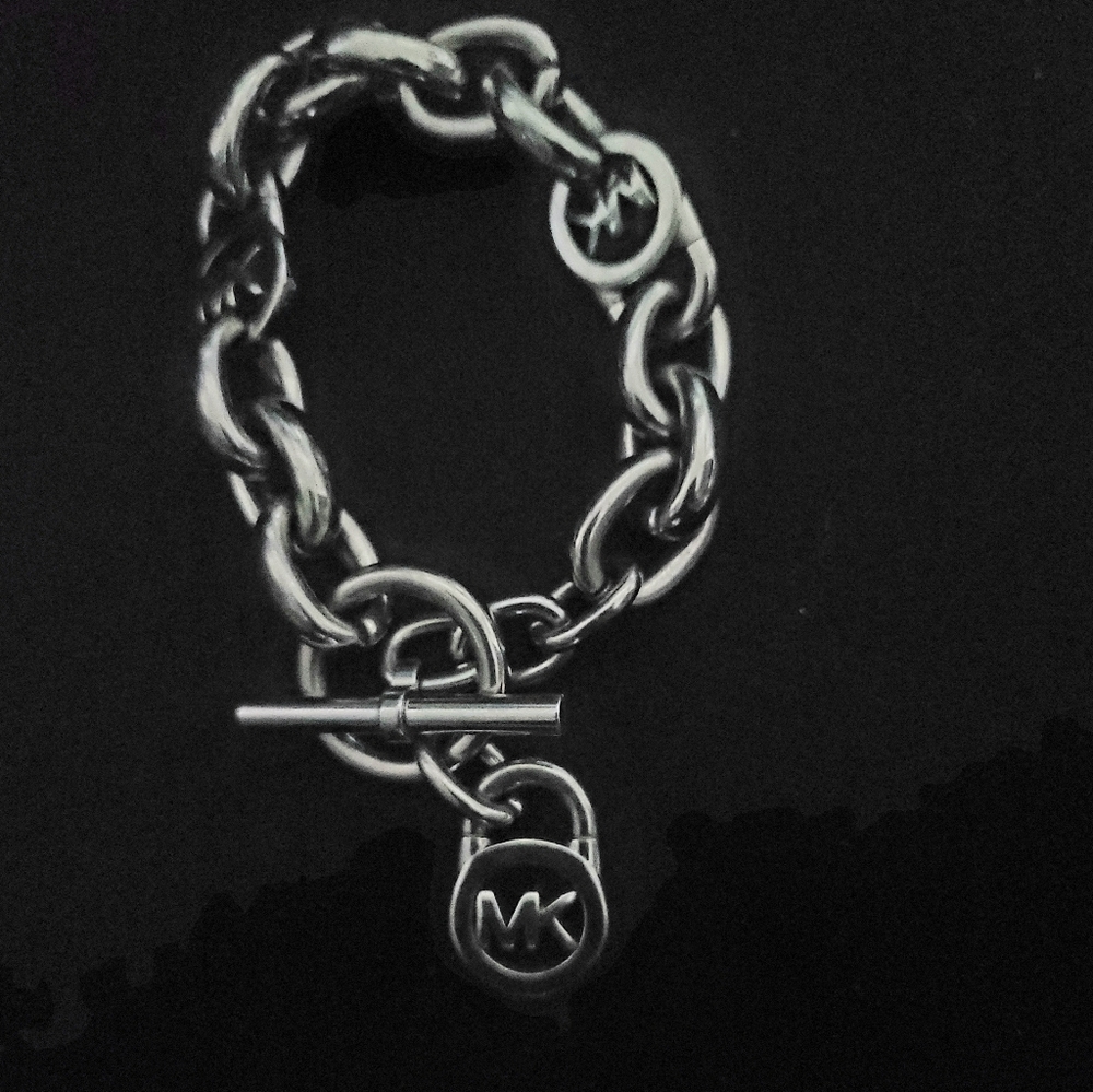 Michael K Bracelet med to large fit sterling silver